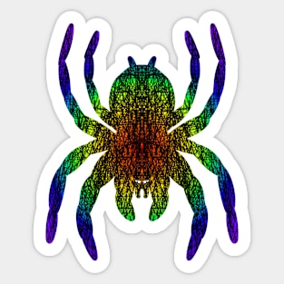 Cross Hatching Tarantula V12 Sticker